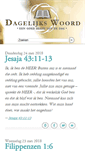 Mobile Screenshot of dagelijkswoord.nl