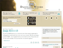 Tablet Screenshot of dagelijkswoord.nl
